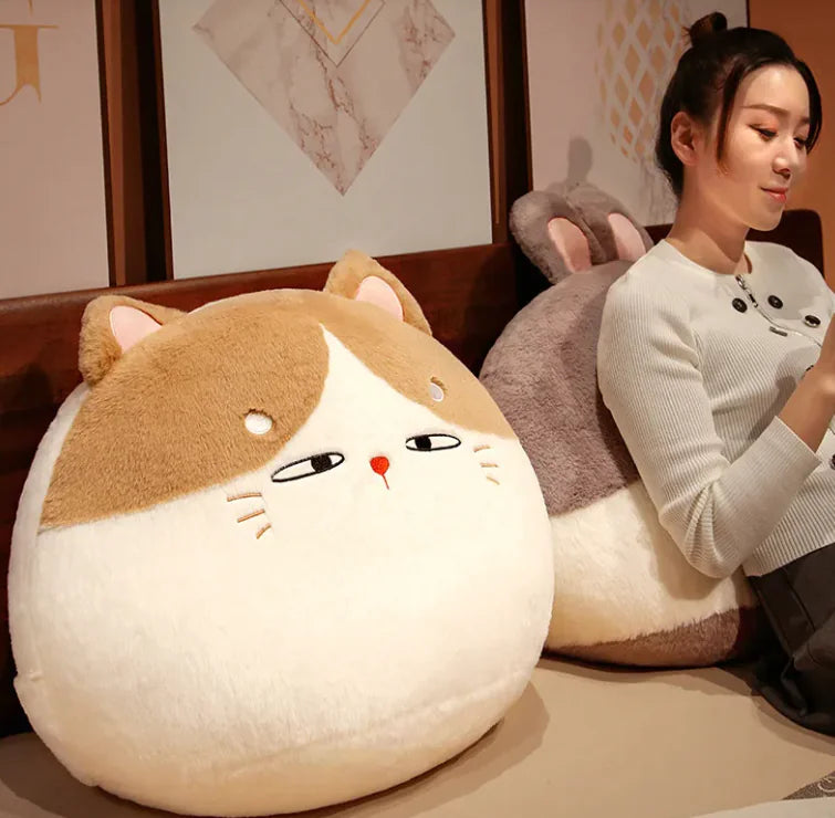 Chubby Cat Plush Companion