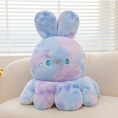 Reversible Octopus Rabbit Plush Companion